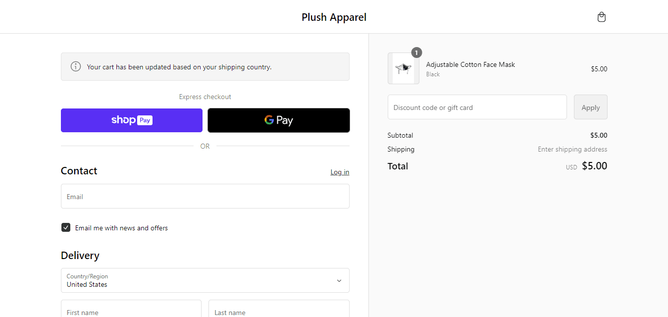 How to apply Plush coupon code